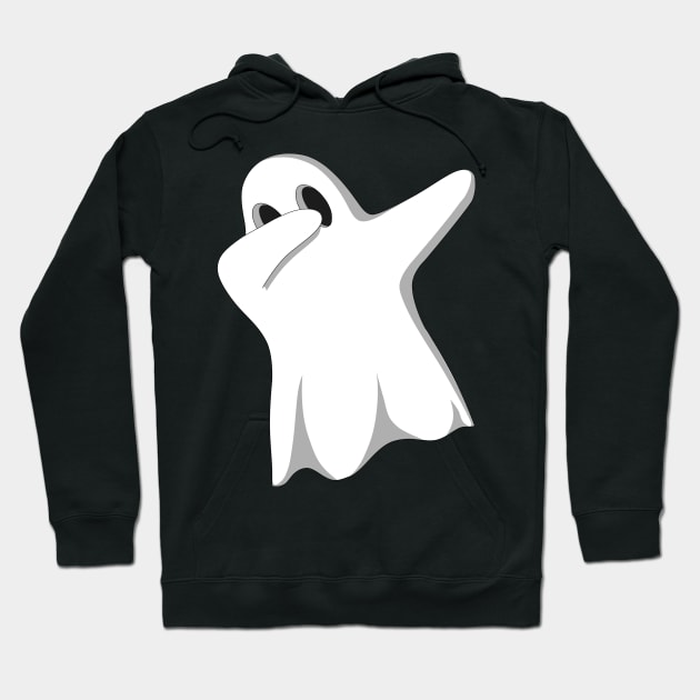 Dabbing Funny Ghost Halloween Hoodie by MasliankaStepan